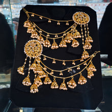 Kundan Earrings with Saharas | Bridal earrings | Nikkah jewelry | Fancy earrings | Wedding earrings