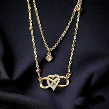 Double Layer Heart Necklaces For Women Girls Trendy Heart Chain| Aesthetic Locket