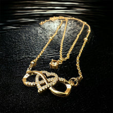 Double Layer Heart Necklaces For Women Girls Trendy Heart Chain| Aesthetic Locket
