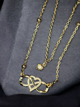 Double Layer Heart Necklaces For Women Girls Trendy Heart Chain| Aesthetic Locket