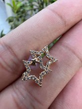 Star Shape Earrings & Chain Locket