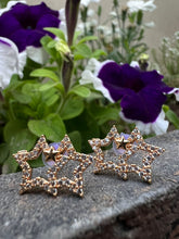 Star Shape Earrings & Chain Locket