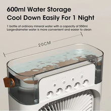 Portable Humidifier Cooling Fan | USB Electric Fan LED Night | Best For One Person