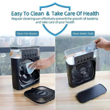 Portable Humidifier Cooling Fan | USB Electric Fan LED Night | Best For One Person