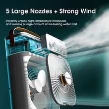Portable Humidifier Cooling Fan | USB Electric Fan LED Night | Best For One Person