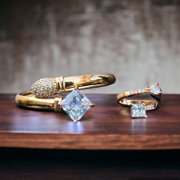 Trendy Bracelet and ring set | Elegant Style