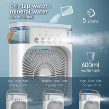 Portable Humidifier Cooling Fan | USB Electric Fan LED Night | Best For One Person